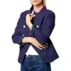 Kerri Rosenthal Harper Blazer In Indigo In Multi