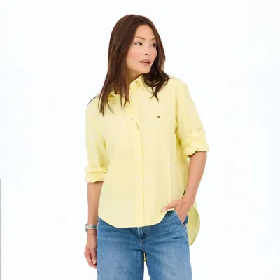 Kerri Rosenthal Jack Oxford Shirt In Yellow