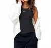 Kerri Rosenthal Kr Tank In Black In Black
