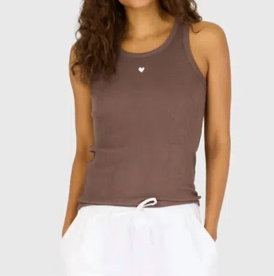 Kerri Rosenthal Kr Tank In Cocoa In Multi