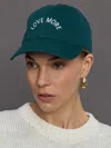 Kerri Rosenthal Love More Hat In Emerald