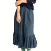 Kerri Rosenthal Madeleine Maxi Skirt In Midnight In Multi