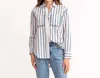 Kerri Rosenthal Marti Striped Actually Shirt In Pillow In White