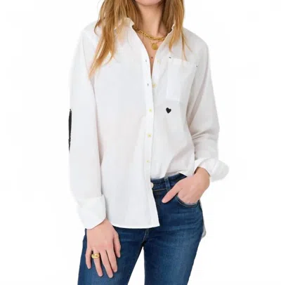 Kerri Rosenthal Mia Classic Shirt In White