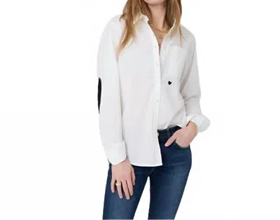 Kerri Rosenthal Mia Core Classic Shirt In White