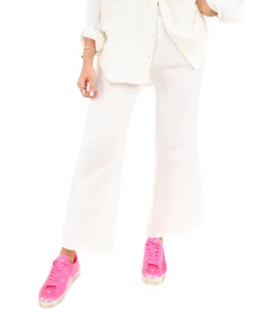 Kerri Rosenthal Nicole Pant In White