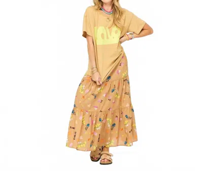 Kerri Rosenthal Point Dume Skirt In Multi In Brown