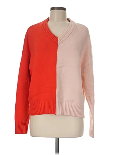 Pre-owned Kerri Rosenthal Pullover Sweater In Red