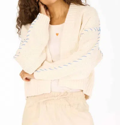 Kerri Rosenthal Sienna Cardigan In Ecru In White