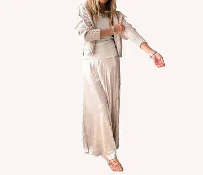Kerri Rosenthal Sienna Love Cardigan In Latte In Gray