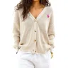 Kerri Rosenthal Slouchy Cardigan In Birch In Grey