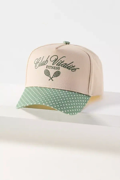 Kerri Rosenthal Sporty Prep Trucker Hat In Gray