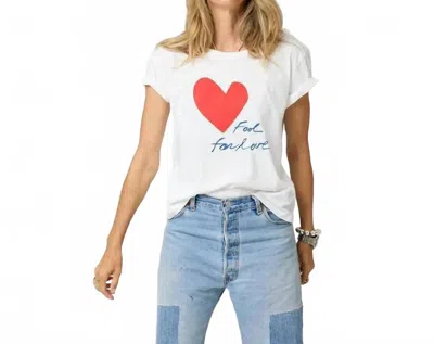 Kerri Rosenthal Suke Fool For Love Tee In White