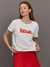 Kerri Rosenthal Suke Love Lines Tee In White
