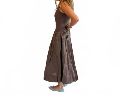 Kerri Rosenthal Tank Dress In Brown
