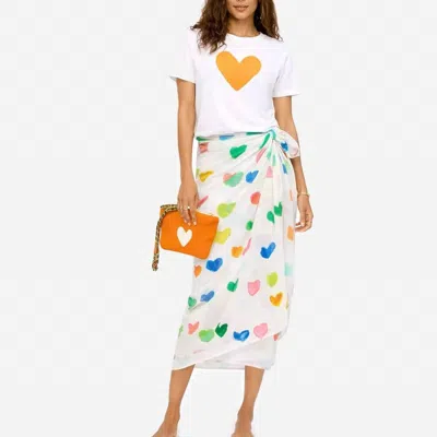 Kerri Rosenthal Tiny Drops Of Love Sarong In Multi