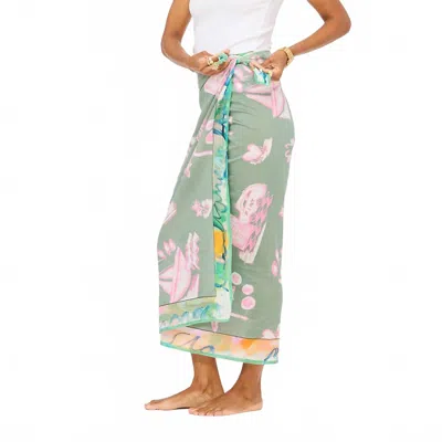 Kerri Rosenthal Toile Sarong In Multi
