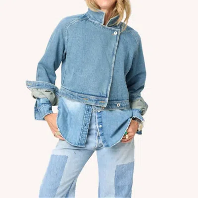 Kerri Rosenthal True Denim Jacket In Blue