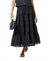 Kerri Rosenthal Vacance Skirt In Black In Black