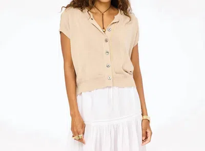 Kerri Rosenthal Vestie Cardigan In Canyon In Neutral