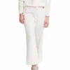 Kerri Rosenthal Weekend Barb Sweatpant In Cloud White In Multi