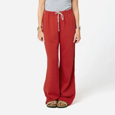 Kerri Rosenthal Weekend Barb Sweatpant In Red