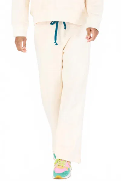 Kerri Rosenthal Weekend Barb Sweatpants In Canvas In Neutral