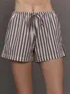 Kerri Rosenthal Weekend Stripe Shorts In Multi