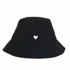 KERRI ROSENTHAL WOMEN'S BUCKET HAT HEART IN BLACK