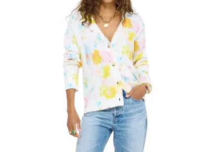 Kerri Rosenthal Women's Slouchy Studio Cardigan In White Multi