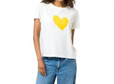 Kerri Rosenthal Women's Suke Tee In Yellow In White