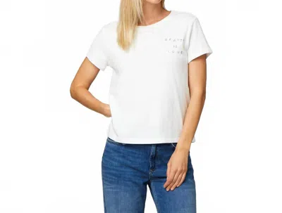 Kerri Rosenthal Women's Suku Beauty Is Love Top In White