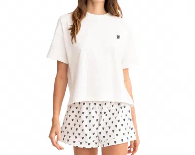 Kerri Rosenthal Women's Veronica Pajama Set In Oatmilk In White