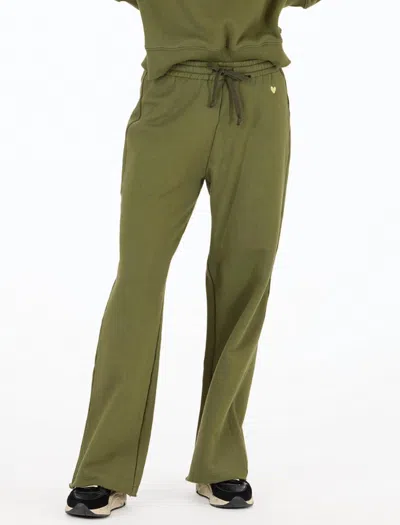 Kerri Rosenthal Women's Weekend Barb Sweatpants In Army Green