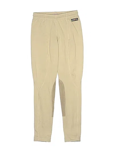 Pre-owned Kerrits Kids' Khaki Pant In Tan