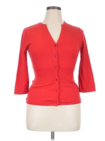 Pre-owned Kersh Cardigan Sweater In Red
