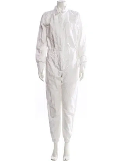 Pre-owned Kes Jumpsuit In White