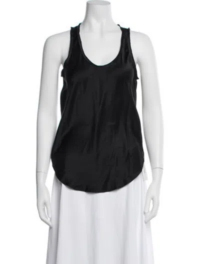 Pre-owned Kes Scoop Neck Sleeveless Top In Grey