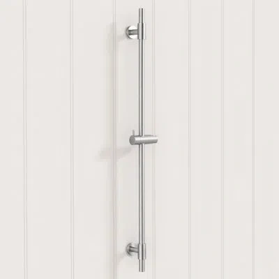 Kes Shower Slide Bar 40-inch With Adjustable Showerhead Holder Drill-free Brushed In Stainless Steel