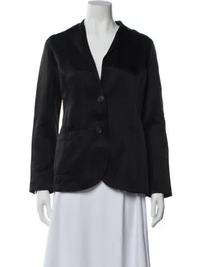 Pre-owned Kes Silk Blazer In Gray