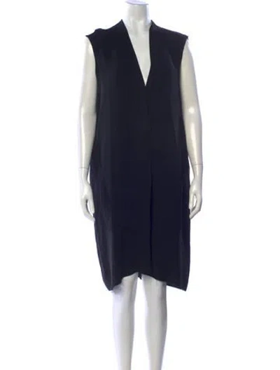 Pre-owned Kes Silk Knee-length Dress W/ Tags In Black