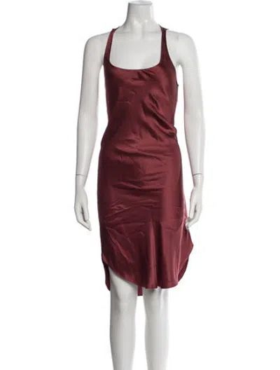 Pre-owned Kes Silk Mini Dress In Pink