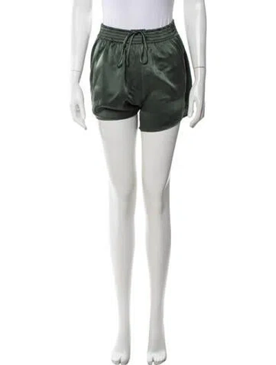 Pre-owned Kes Silk Mini Shorts In Green