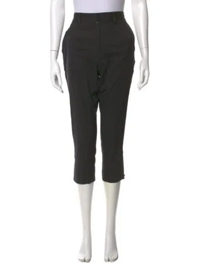 Pre-owned Kes Silk Wide Leg Pants In Black