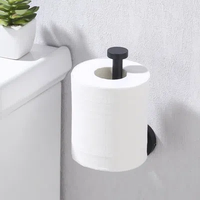 Kes Toilet Paper Holder Toilet Tissue Paper Towel Holder Sus304 Stainless Steel Rust Proof Wall Mount Ma In Stainless Steel;matte Black