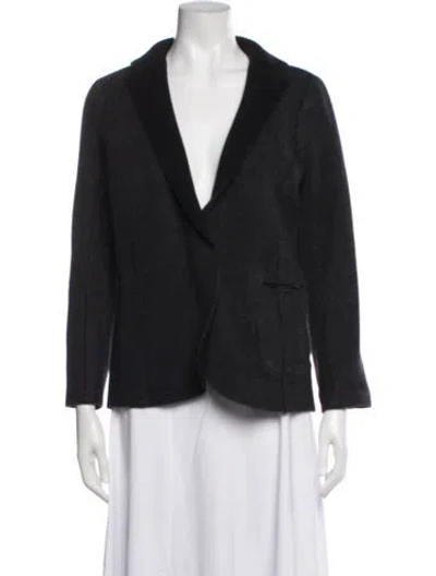 Pre-owned Kes Wool Blazer W/ Tags In Black