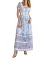 Kestan Andrea Maxi Dress In Blue In Blue