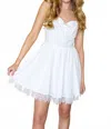 Kestan Aolani Mini Dress In White In White