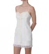Kestan Athena Mini Dress In White In White