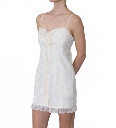Kestan Athena Mini Dress In White